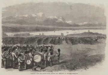 Feldtag mit der London Rifle Brigade und Regulären in Chatham